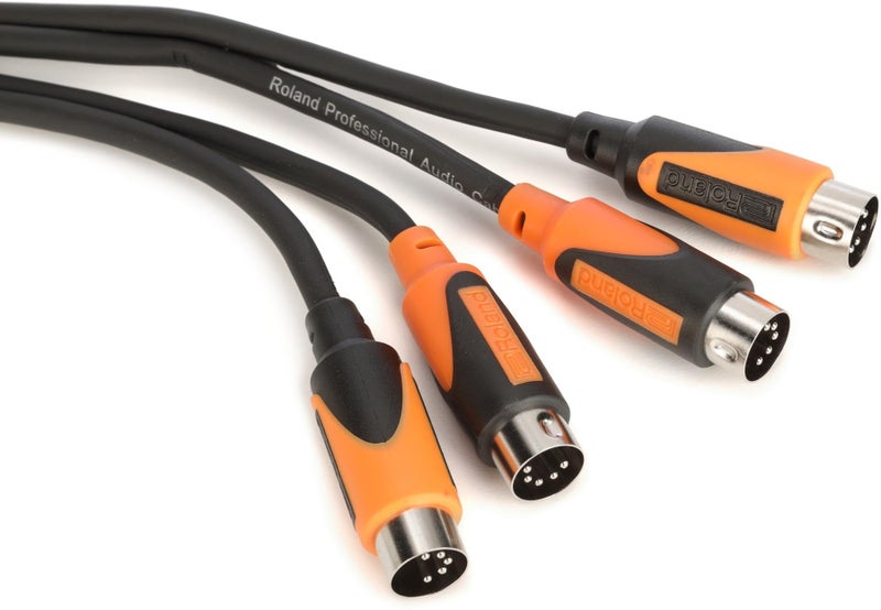 Roland Black Series Dual MIDI Cable, 5-Feet